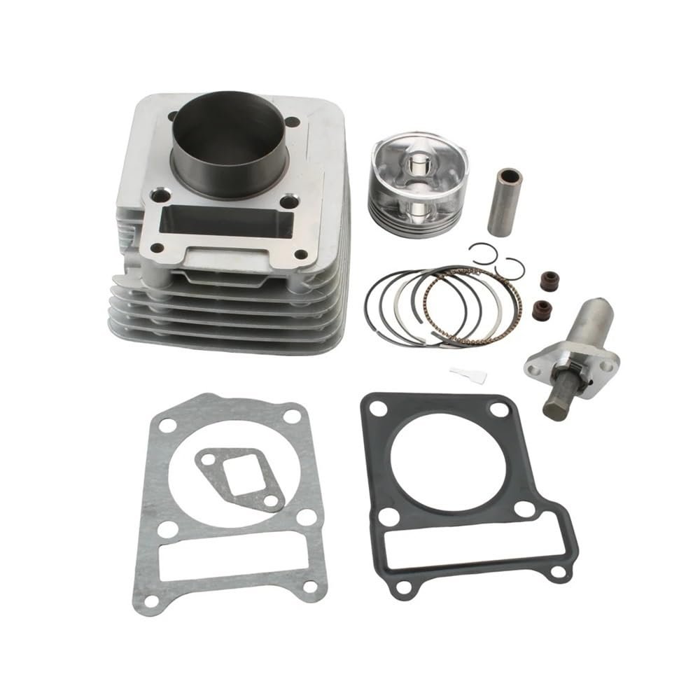 AsHbNhsAe 57.4MM Big Bore Cylinder Barrel & Piston Kit& Tensioner For XTZ125 YBR125 XT125R XT125X Upgrade To 150cc