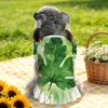 Leaf Shadow Wash Small Pet Apparel for Small Dogs-Cute Summer Outfit for Puppy, Soft Breathable Pet Clothes for Cat view 4