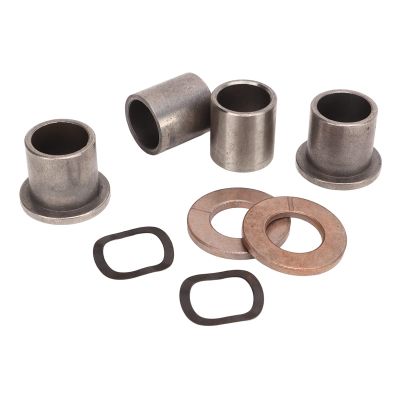 Yscryptoline Spindle Bushing Kit 7048 King Pin Steering Knuckle Bushing Set, Metal Replacement for Club Car DS 1981 and Later Gas Electric, Includes 4 Bushings + 4 Gaskets