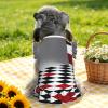 Checkerboard Small Pet Apparel for Small Dogs-Cute Summer Outfit for Puppy, Soft Breathable Pet Clothes for Cat view 4