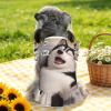 Husky Snoring Small Pet Apparel for Small Dogs-Cute Summer Outfit for Puppy, Soft Breathable Pet Clothes for Cat view 4