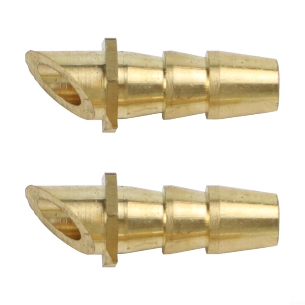 2pcs RC Water Collection Inlet Nozzle Boat Copper Cooling System Part for ESC Motor High Flow Rate 6mm OD