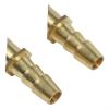 2pcs RC Water Collection Inlet Nozzle Boat Copper Cooling System Part for ESC Motor High Flow Rate 6mm OD view 2