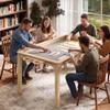 Garvee Board Game Table with Removable Top, Solid Wood Poker Table view 1