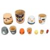 Mingzhe Wooden Handmade Decorative Dog Nesting Dolls Toy Christmas Birthday Wishing 6PCS view 4