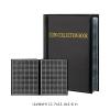 Coin Collection Album, Black 420 Grid Large Capacity Holder, A4 Size 11.7 x 8.3 x 1.6 in, Individual 1.2 x 1.2 in Slots, Clear Pages for Commemorative Coins, Stickers, and Badges view 3