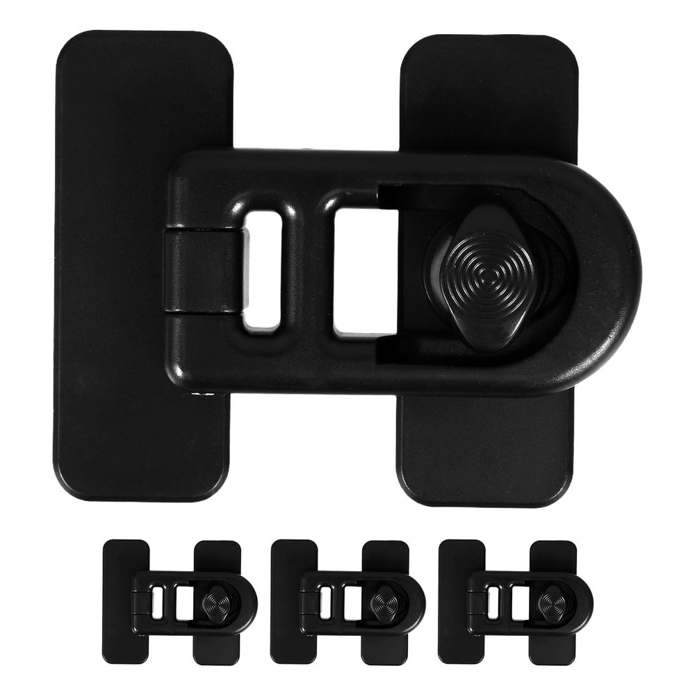 ERINGOGO 4pcs Safety Cabinet Locks for Multi-functional Plastic Refrigerator and Cabinet Latches Reducing Risk of Food Poisoning for Homes and Kindergartens