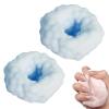 Crunchy Squishy Noisy Stress Balls Ice Skin Fidget Sensory Toys,Crunchy Stress Ball, Slow Rise Squishy Fidget Toy for Anxiety Relief, Handmade Moldable Squeeze Ball for Kids Adults (2*Blue) view 1