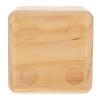 Beavorty Large Wooden Game Dice with Safety Round Corner Design Beige Big Dice for Backyard for Lawn and Party Events view 1
