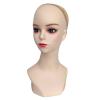 Xgdsnly Mannequin Head with Shoulders Realistic Female Mannequin Head Beige for Photography Studios view 1