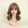 Xgdsnly Mannequin Head with Shoulders Realistic Female Mannequin Head Beige for Photography Studios view 2