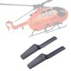Jenivaint Lightweight Tail Rotor Set, for RC Helicopter, with Precision Balanced Anti Torsion Blades, Fit C186C186MAX BO-105 view 3