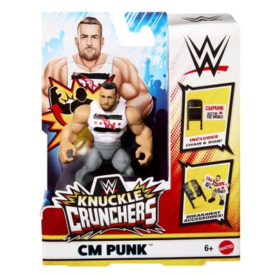 WWE CM Punk (White Shirt) Knuckle Crunchers 10
