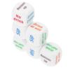 MOKKHNB 6pcs Acrylic Dice Set for Drinking Games with Versatile Use to Enhance Party Atmosphere, for Bar and Event Fun and Friends Gathering view 1