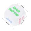 MOKKHNB 6pcs Acrylic Dice Set for Drinking Games with Versatile Use to Enhance Party Atmosphere, for Bar and Event Fun and Friends Gathering view 2
