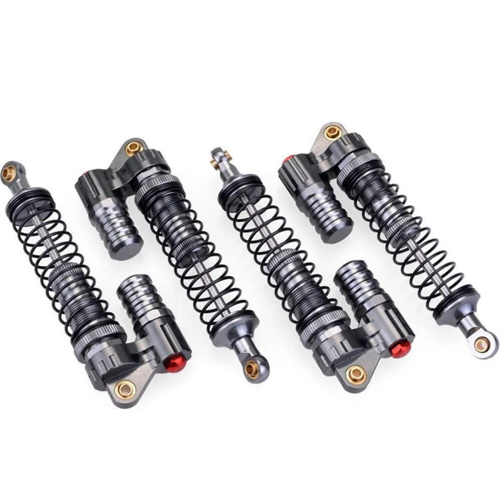 RC Car Shock Absorber Compatible with Axial for SCX10 for Tamiya CC01 1/10 RC Car Upgrade Modification Replacement Accessories Parts Metal Shock Absorber