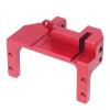 RC Car Models Parts for Axial for Scx10 Iii 1/10 Rc Car Upgrade Parts CNC Aluminum Alloy Servo Mount Ar45P Portal Axle 4-Link Suspension(Red) view 4