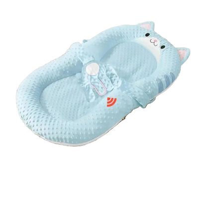 MEACAOFG Premium Medium Baby Cot, Safe & Comfortable Nursery Bear Bed 0-3 Years, Rounded Edges, Non-Toxic Finishes, Easy Assembly