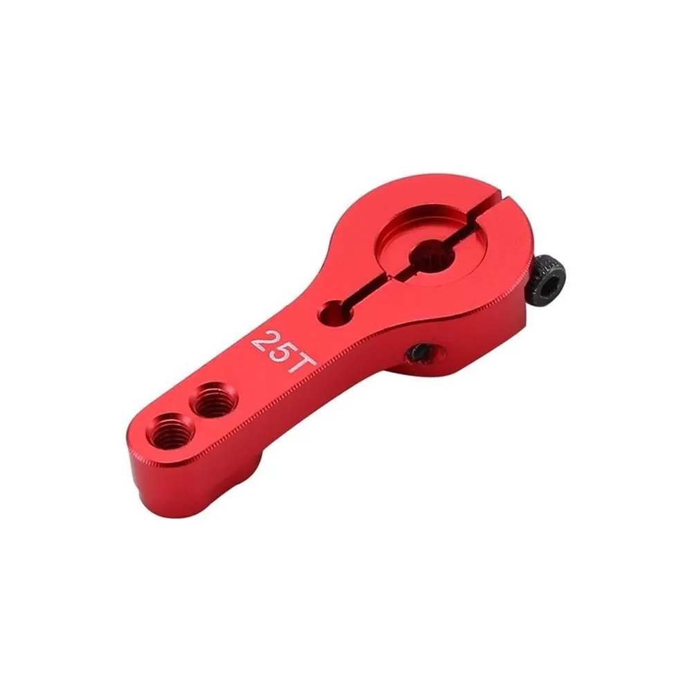 RC Cars Models Parts for Wltoys for MN78 for MN82 for MN168 for MN99S Toy NEEBRC 25T Horn Aluminum Servo RC Car Truck Crawler Plane Helicopter Robot(Red)