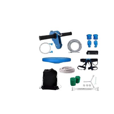 60/80FT Zip Line Kits For Backyard Zip Lines For Kid And Adult Included Swing Seat Zip Lines Brake And Steel Trolley(80ft)