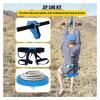60/80FT Zip Line Kits For Backyard Zip Lines For Kid And Adult Included Swing Seat Zip Lines Brake And Steel Trolley(80ft) view 2
