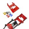 NAVXRSE RC Car Accessories for WPL B14 B24 C14 C24 Q65 for MN D90 D99S MN45 rc Car Spare Parts Metal Steering Servo Warehouse Fixed Mounting Bracket(Titanium) view 2
