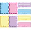 Chewtoyo 4 Pcs Mahjong Shuffling Card Set with Wavy Edges, 5.1 x 6.7 in Multicolor Mahjong Line Finders, PP Plastic for Tile Collection, Mah Jong Beginner Gift view 1