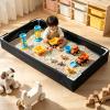 Sandbox for Kids Outdoor Pool with Drain Pipe Imagination & Hand view 3