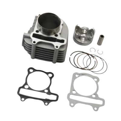 Scooter 58.5mm 4V Big Bore Cylinder Kit 4 Valve Piston Fit for GP110 GY6 125cc 150cc Upgrade to 160cc 152QMI 157QMJ 4T