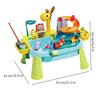 Ginwrek Sensory Table Water Table for Toddlers 1-3 Multifunctional Sensory with Electric Pump, Blue view 3