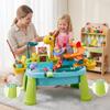 Ginwrek Sensory Table Water Table for Toddlers 1-3 Multifunctional Sensory with Electric Pump, Blue view 4