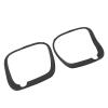 Keenso Rear Exhaust Pipe Cover Trim ABS Exhaust Tail Pipe Cover Trim Direct Replacement Left Right Rear Bumper Lower for X5 E53 2000 to 2006 view 2
