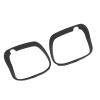 Keenso Rear Exhaust Pipe Cover Trim ABS Exhaust Tail Pipe Cover Trim Direct Replacement Left Right Rear Bumper Lower for X5 E53 2000 to 2006 view 4