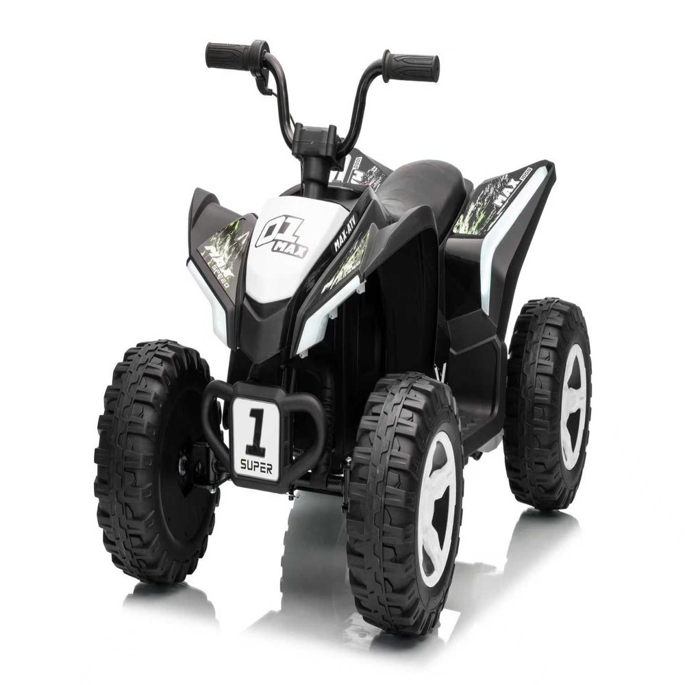 Garvee 12V Kids Electric ATV, 4 MPH Ride On 4 Wheeler, Ages 3-6, White
