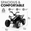 Garvee 12V Kids Electric ATV, 4 MPH Ride On 4 Wheeler, Ages 3-6, White view 2