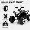 Garvee 12V Kids Electric ATV, 4 MPH Ride On 4 Wheeler, Ages 3-6, White view 4