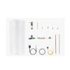 ZUOQKLQCW 360 Rotating Marble Run Compatible with BambuLab Enclosed with Lights,Compatible with Maker World Creator Program ZH057 view 1