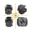 HUZLSDMG Cylinder Piston Kit Block Set Dia 36mm Fit for 1E36F-5B BC 33 TB33 TU33(Cylinder kit) view 3