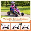GLACER Pedal Cars for Kids, Adjustable Seat 4 Wheel Ride on Toy (Pink) view 4