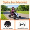 GLACER Pedal Cars for Kids, Adjustable Seat 4 Wheel Ride on Toy (White) view 3