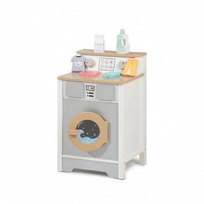 CAQYPVH Toy Laundry Appliance Sturdy Laundry Appliance Toy Compact Washer and Dryer Playset for Young Children, Daycare, Classroom