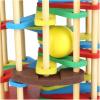 Decumeby Colorful Wooden Toy for Kids Intelligence Development Knock Ball Ladder Toy for Preschool Age 3 and Up Made of Safe EcoFriendly Wood view 4