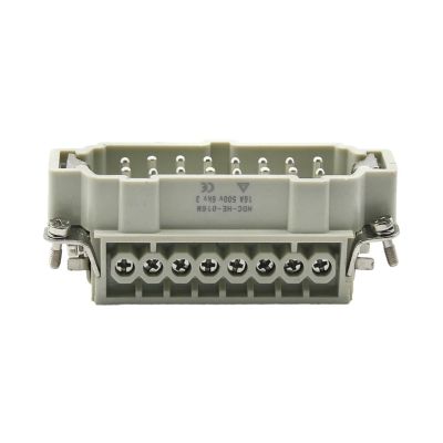 6 pin 10 pin 16 pin 24 pin Male and Female Inserts for Heavy Duty Connector HDC-HE-4/6/10/16/24 16A 500v Connector(4 pins Male)