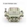 6 pin 10 pin 16 pin 24 pin Male and Female Inserts for Heavy Duty Connector HDC-HE-4/6/10/16/24 16A 500v Connector(4 pins Male) view 2