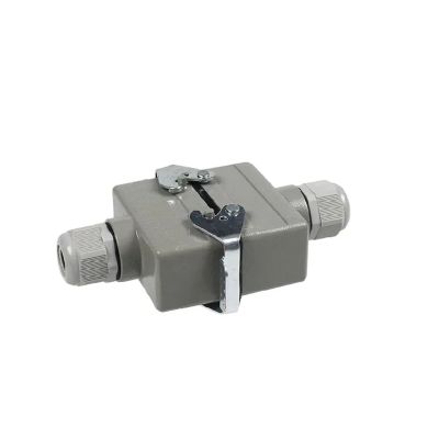 HDC-HE-4/6/10/16/20/24 core pin Rectangular Heavy-Duty Connector Aerospace Industry Waterproof Connector Socket Connector 16A(24 core)