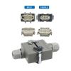 HDC-HE-4/6/10/16/20/24 core pin Rectangular Heavy-Duty Connector Aerospace Industry Waterproof Connector Socket Connector 16A(24 core) view 3
