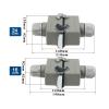 HDC-HE-4/6/10/16/20/24 core pin Rectangular Heavy-Duty Connector Aerospace Industry Waterproof Connector Socket Connector 16A(24 core) view 4