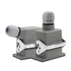 HDC-HE-06 Rectangular Heavy Duty Connector 6-pin Aviation Industry Waterproof Wire Connector 16A 500V(6 pins top line) view 1