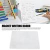 ViaGasaFamido Magnet Writing Board, ABS A4 Erasable Whiteboard with 0.8mm Pen Tip, Borderless White Background for Drawing Note Taking Sketching At Home School Office view 3