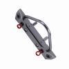 Aramox Aluminium Alloy Front Bumper CNC Machined RC Car Bumper 132 Mm Front Guard Light 65 G for 1 10 Crawler for Axial SCX10 MST SCX10 II Trail Driving view 3